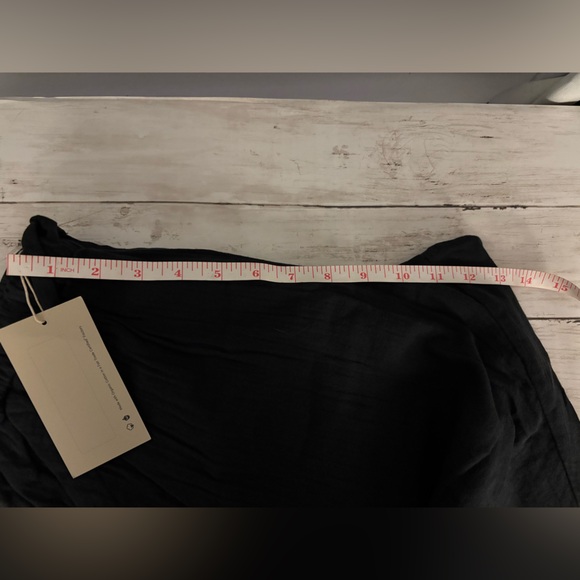 ✨NWT✨ PACT Organic Black Coastal Double Gauze Tapered Pull On Pant. - Picture 7 of 13